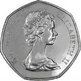 1973 UK Coin 50p aFDC European Economic Community 23587