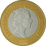 2002 Silver Alderney Fifty Pounds (£50) Proof 22644