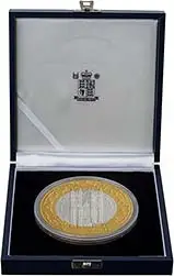 2002 Silver Alderney Fifty Pounds (£50) Proof 22645