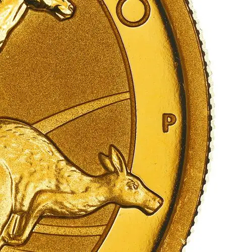 2018 Gold 1 oz Kangaroo Nugget $100 Perth Mint Bullion Coin p mint mark