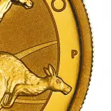 2018 Gold 1 oz Kangaroo Nugget $100 Perth Mint Bullion Coin p mint mark