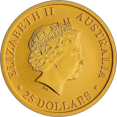 2018 0.25 oz Gold Coin Kangaroo Nugget Perth Mint Bullion 22252