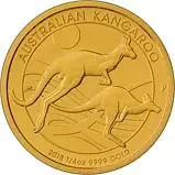 2018 0.25 oz Gold Coin Kangaroo Nugget Perth Mint Bullion