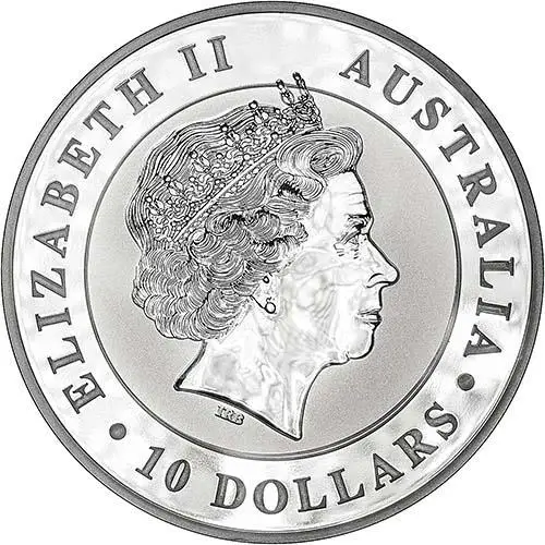 2018 10 oz Silver Coin Kookaburra Perth Mint Bullion 23092