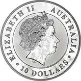 2018 10 oz Silver Coin Kookaburra Perth Mint Bullion 23092