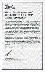 2013 Whole Coin Set UK Annual Proof - Collector Edition 21049