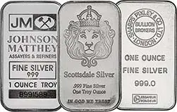 1 oz Silver Bar Our Choice - Pre-Owned