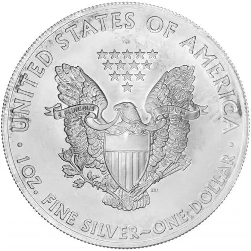 2013 1 oz Silver Coin Eagle Bullion - Grade C reverse