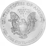 2013 1 oz Silver Coin Eagle Bullion - Grade C reverse