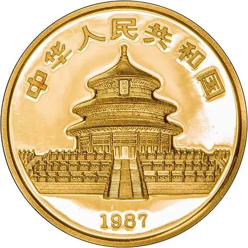 1987 0.25 oz Gold Coin Panda Bullion 23187