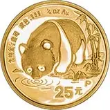 1987 0.25 oz Gold Coin Panda Bullion