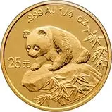 1999 0.25 oz Gold Coin Panda Bullion