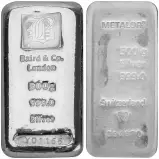 500g Silver Bullion Bar (Pre-Owned)
