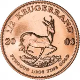 2003 Krugerrand 1/2 oz Gold Bullion Coin