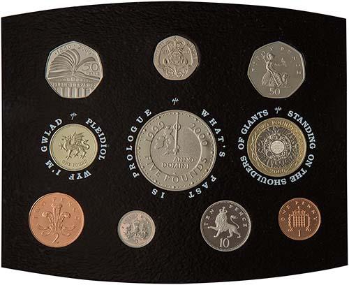 2000 United Kingdom Executive Proof Coin Set l Chard
