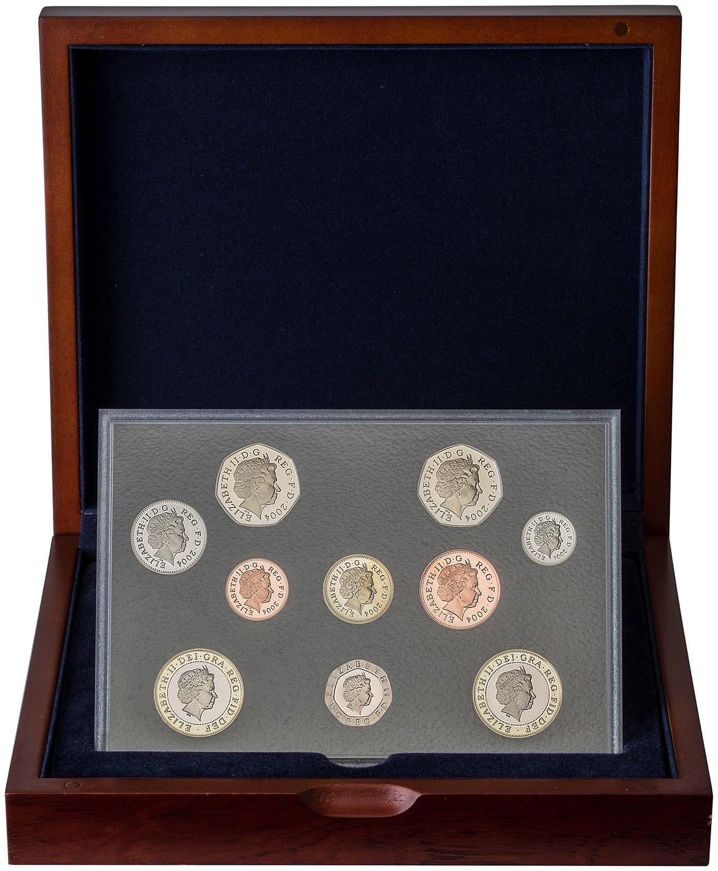 2004 UK Executive Proof Coin Set l Chards