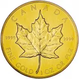 1985 Gold Maple Leaf 1 oz $50 Bullion Coin 