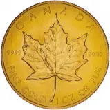 1987 Gold Maple Leaf 1 oz $50 Bullion Coin 