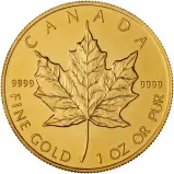 2002 Gold Maple Leaf 1 oz $50 Bullion Coin 