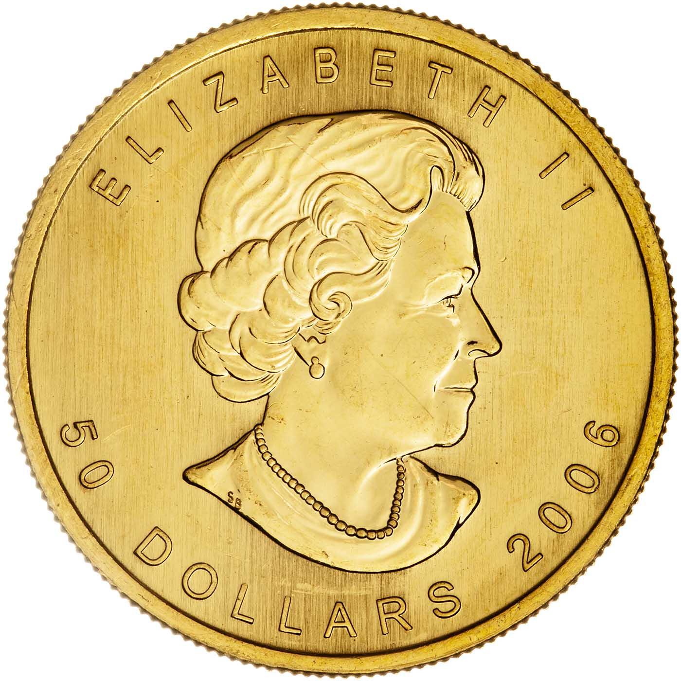 2006 Gold Maple Leaf 1 oz $50 Bullion Coin | Chards