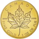 Gold Maple Leaf 1 oz Bullion Coin - Minty