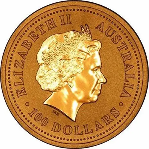 2006 1 oz Gold Coin Lunar Year of the Dog Perth Mint Bullion Coloured 24520
