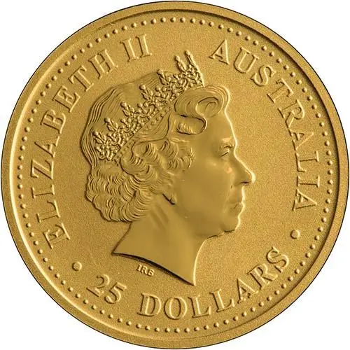 2006 0.25 oz Gold Coin Lunar Year of the Dog Perth Mint Bullion Coloured 20795