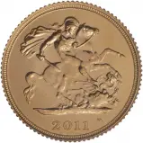 2011 Gold Half Sovereign Bullion Coin