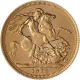 Gold Grade C Full Sovereign Best Value Coin Single Secondary Market United Kingdom Assorted Grade C reverse