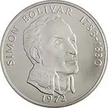 1972 Silver Panama 20 Balboas Bullion