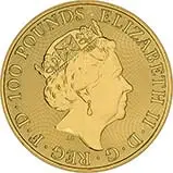2018 1 oz Gold Coin Queen's Beasts  Bullion Unicorn of Scotland 24508