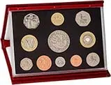 2003 Whole Coin Set UK Annual Proof - Deluxe