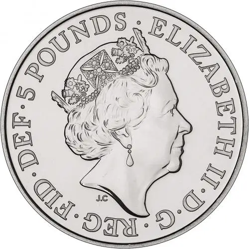 2017 UK Coin £5 / Crown BU Christmas Tree 113