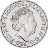2017 UK Coin £5 / Crown BU Christmas Tree 113