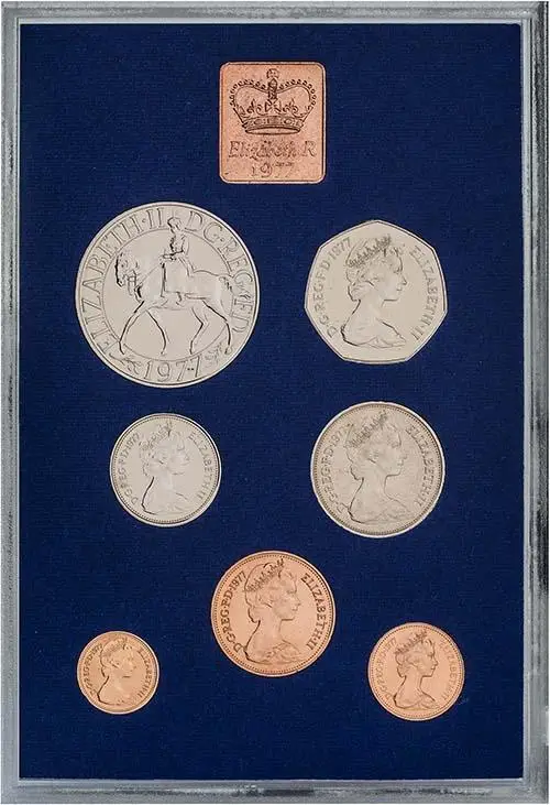 1977 Whole Coin Set UK Annual Proof - Standard 21867
