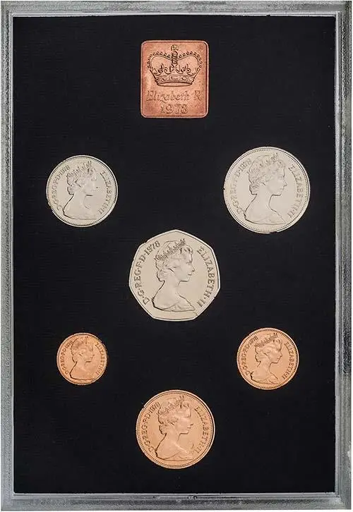 1978 Whole Coin Set UK Annual Proof - Standard 21140