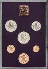 1980 UK Annual Proof Coin Set 