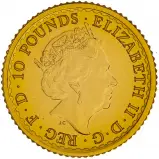 2016 Gold Bullion Ungraded 0.1 Ounce Britannia  Coin Single United Kingdom The Royal Mint obverse