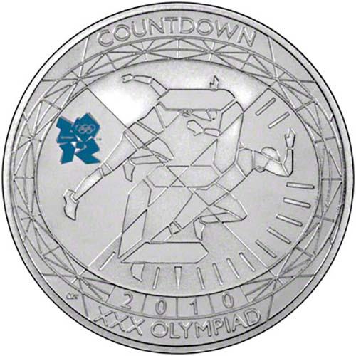 2012 OLYMPICS COUNTDOWN 5ポンド 銀貨 FP70 UC 5 Pounds - Elizabeth II (XXX Olympiad, Countdown 1; Silver