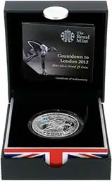 2010 UK Coin £5 / Crown Silver Proof Countdown to the Olympics
