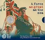 2015 UK Coin £2 BU The Royal Navy