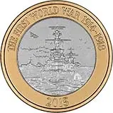 2015 UK Coin £2 BU The Royal Navy 21560