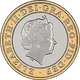 2014 UK Coin £2 BU 500th Anniversary of Trinity House 22301