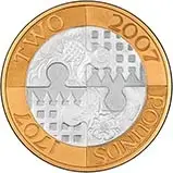2007 UK Coin £2 Silver Proof Act of Union 22864