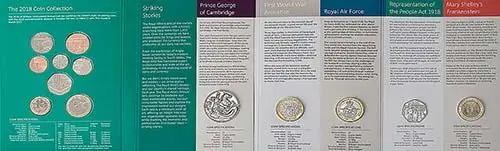 2018 United Kingdom Brilliant Uncirculated Annual Coin Set 21922
