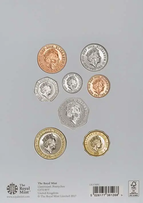 2018 Whole Coin Set UK Baby Pack 23696