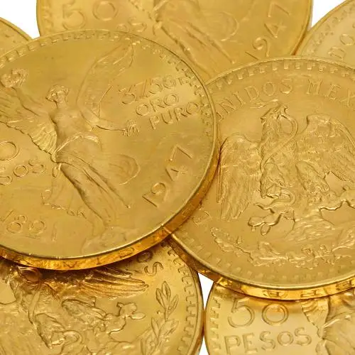 Gold 50 Pesos Bullion Coin Mexico - Our Choice dates may vary 1