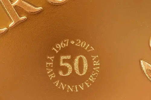 2017 0.5 oz Gold Coin Krugerrand Proof - 50th Anniversary Privy 23977