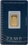 2.5g Gold Bar PAMP Fortuna - Pre-Owned