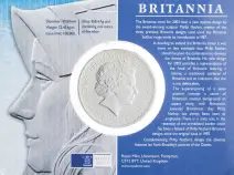 2003SilverUncirculated1OunceBritanniaCoinInSleeveTheRoyalMint obverse